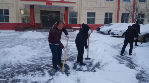 【好人好事】首降瑞雪 天禧员工除雪忙